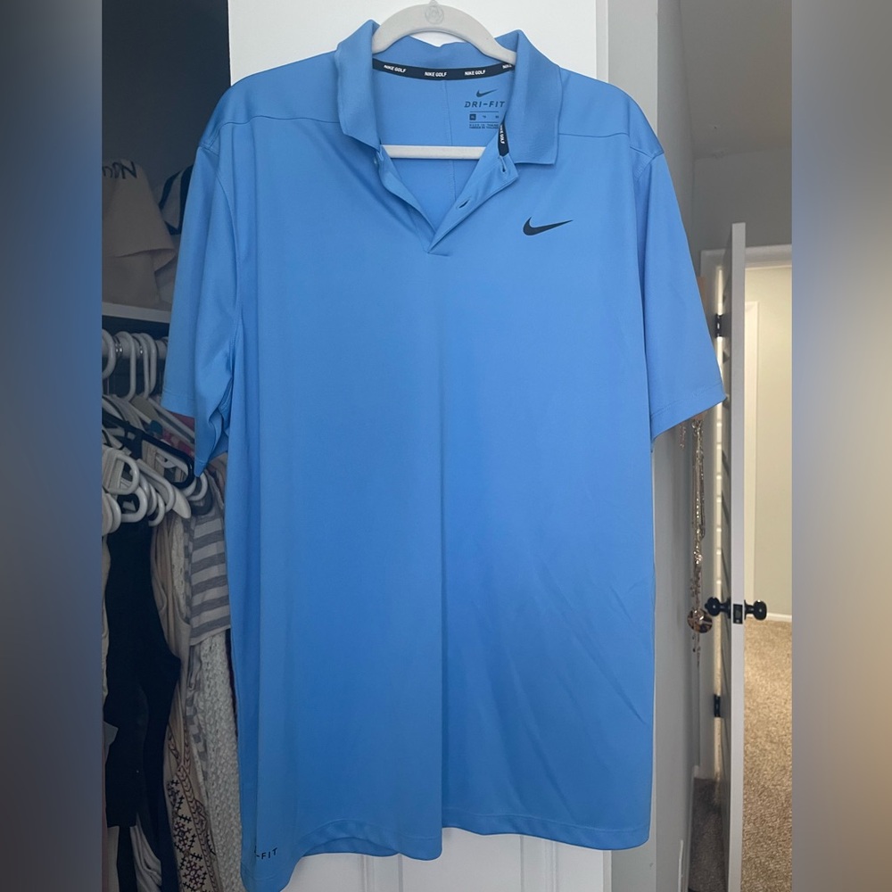 Nike Golf Men's Blue Dri-FIT Polo